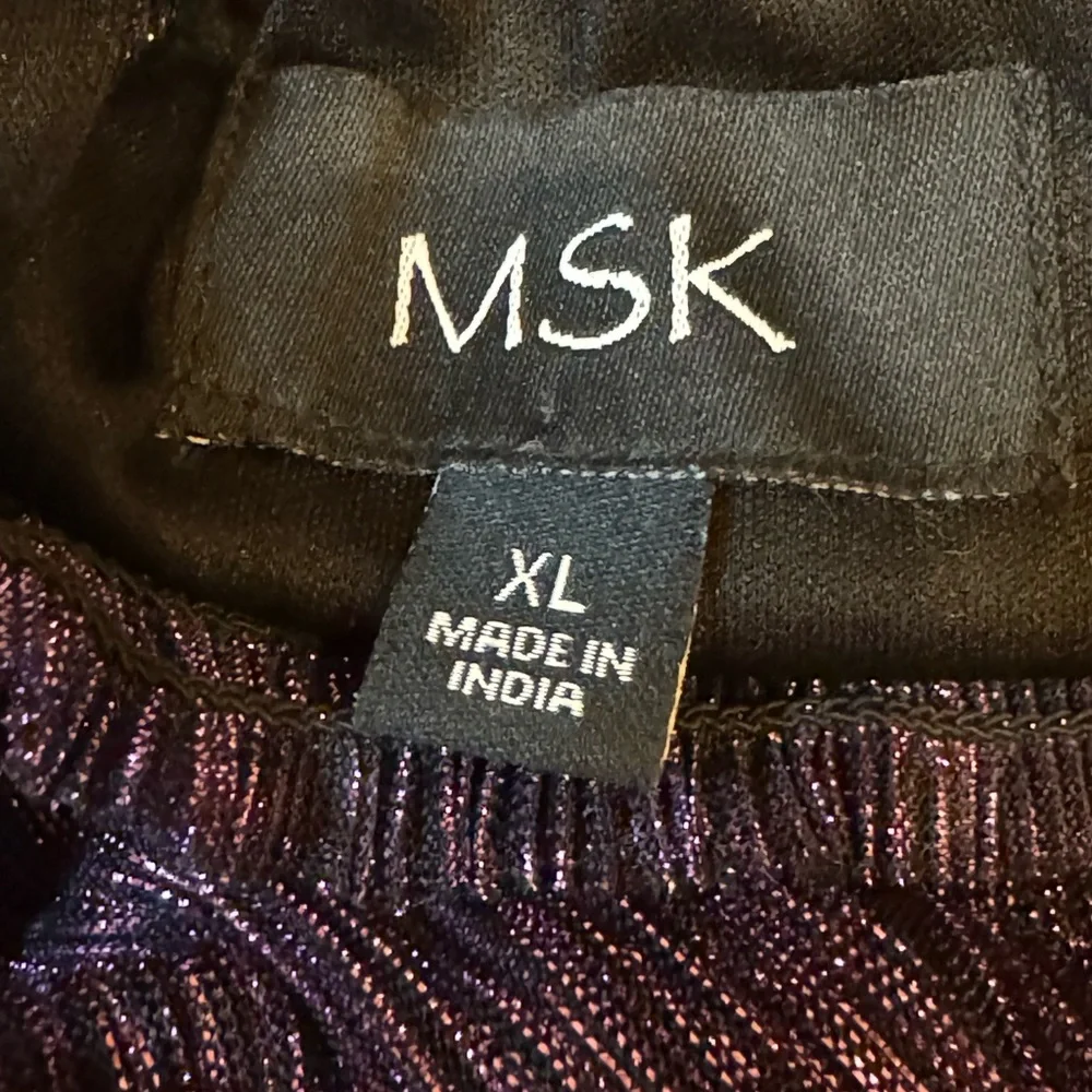MSK Brand Purple Dress Size XL - Picture 8 of 8